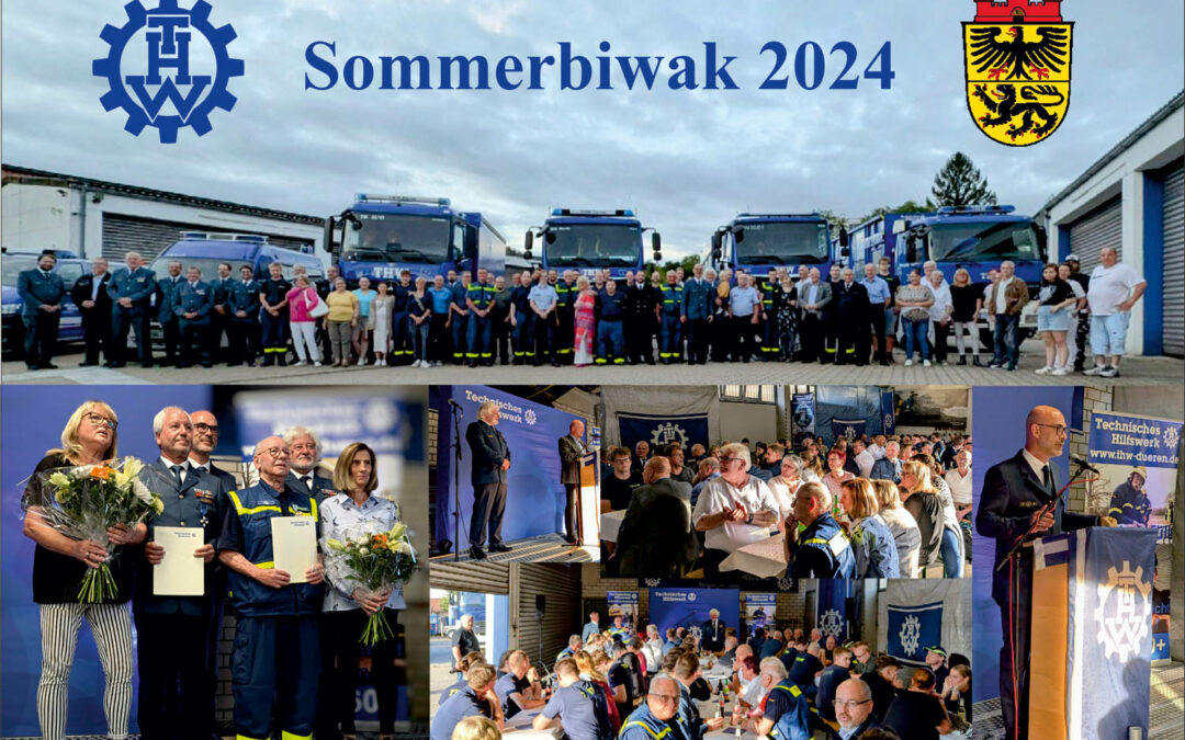 Sommerbiwak 2024 EHRT 94 JAHRE THW LEBEN